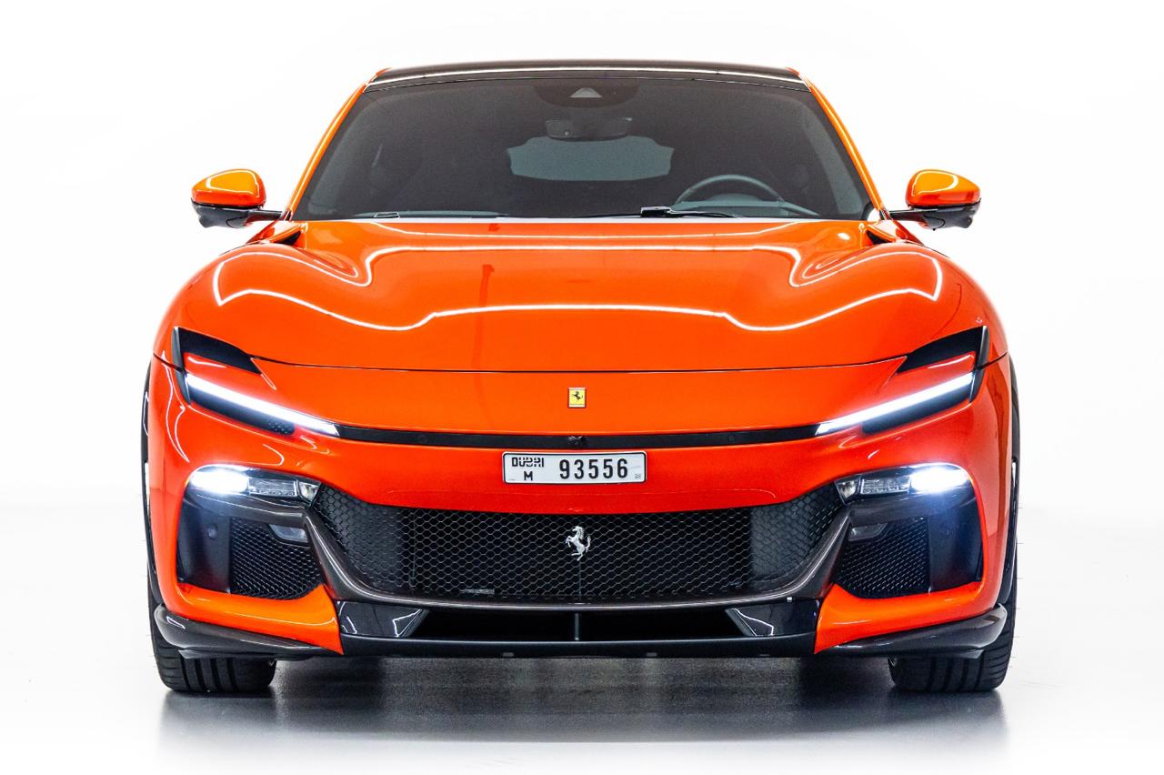 ferrari purosangue orange