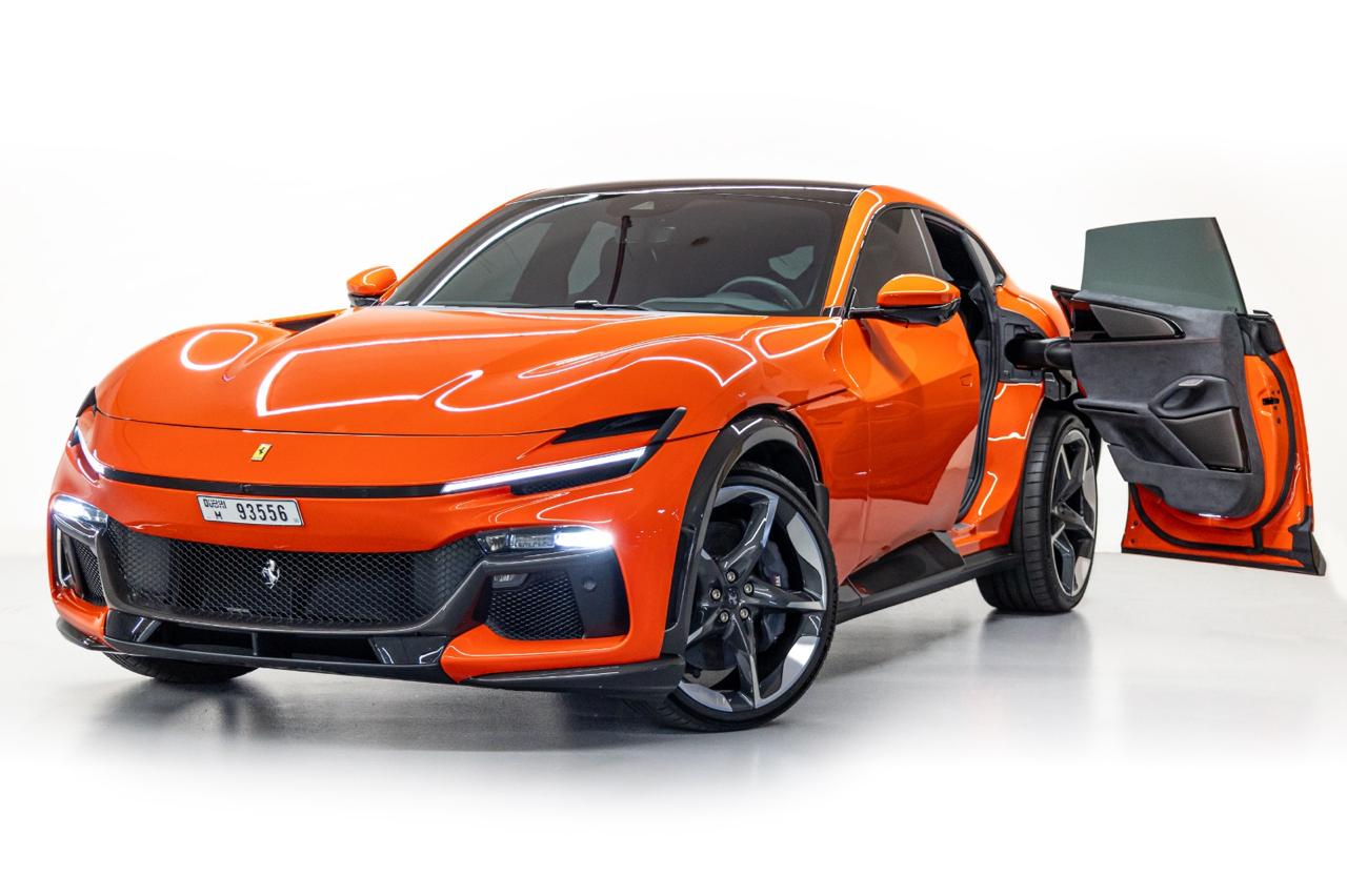 ferrari purosangue orange