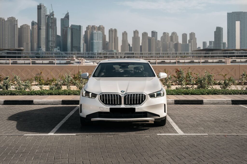 BMW 5 Series white