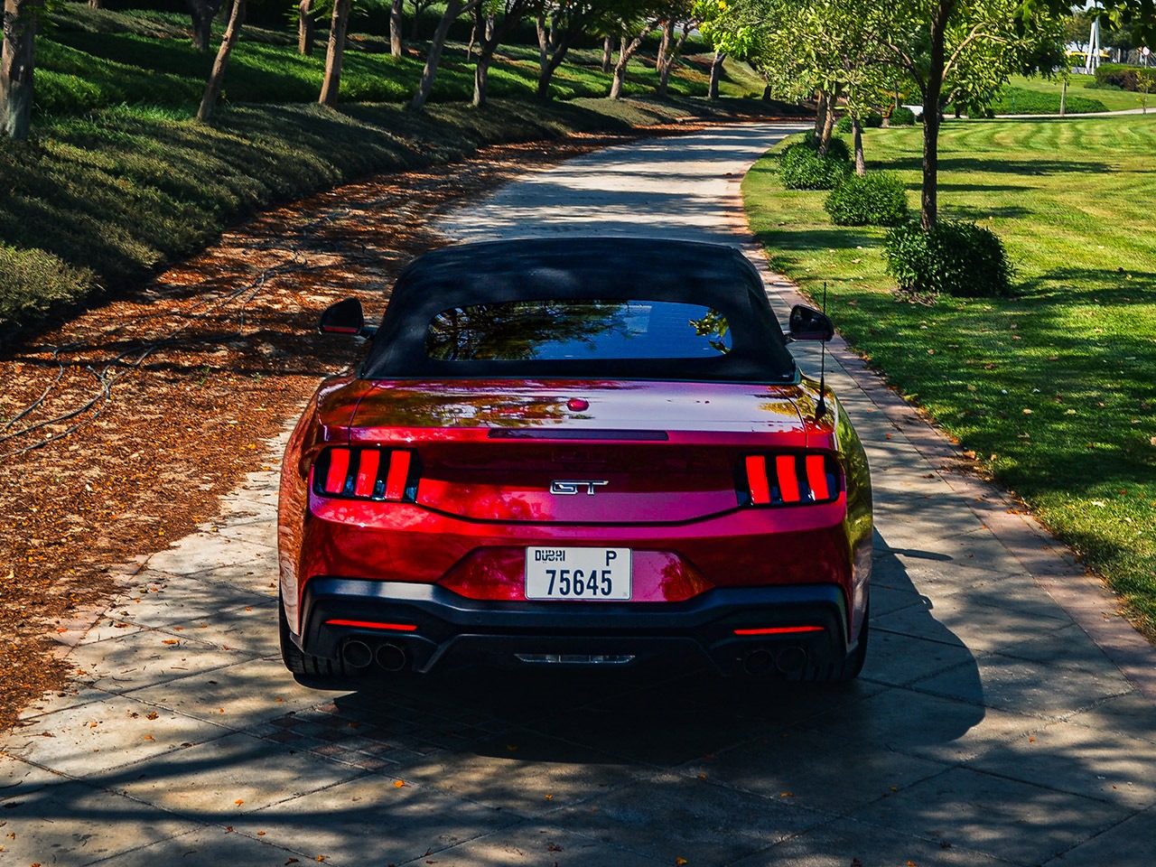 FORD Mustang red