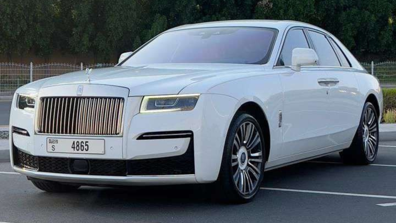 rolls royce ghost white and orange