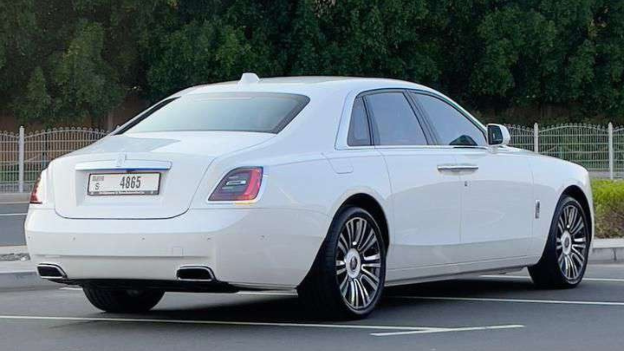 rolls royce ghost white and orange